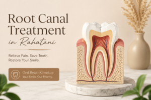 Root Canal Treatment in Rahatani with modern dental care for pain relief and improved oral health.