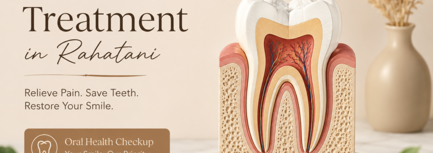 Root Canal Treatment in Rahatani with modern dental care for pain relief and improved oral health.